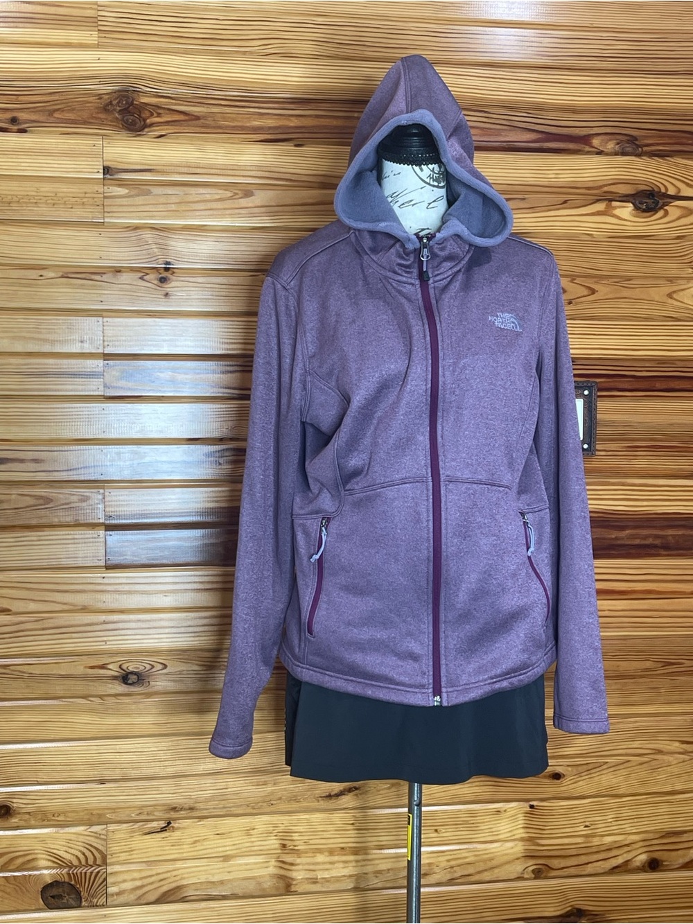 The North Face Women's Plum Zip-Up Hooded Fleece Jacket